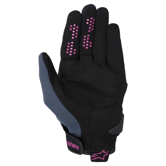 Alpinestars Stella Chrome Gloves - Asphalt Black / Purple
