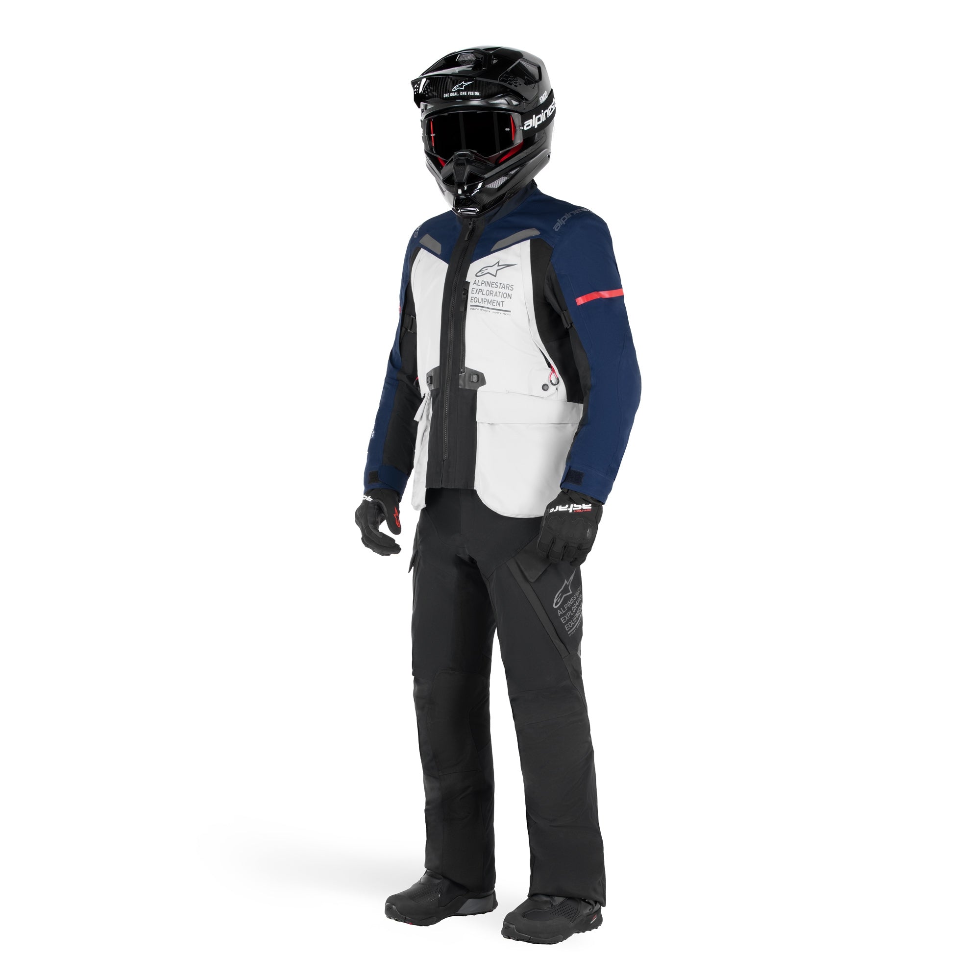 Alpinestars ST-7 2L Gore-Tex Jacket - Ice Gray / Dark Blue / Black