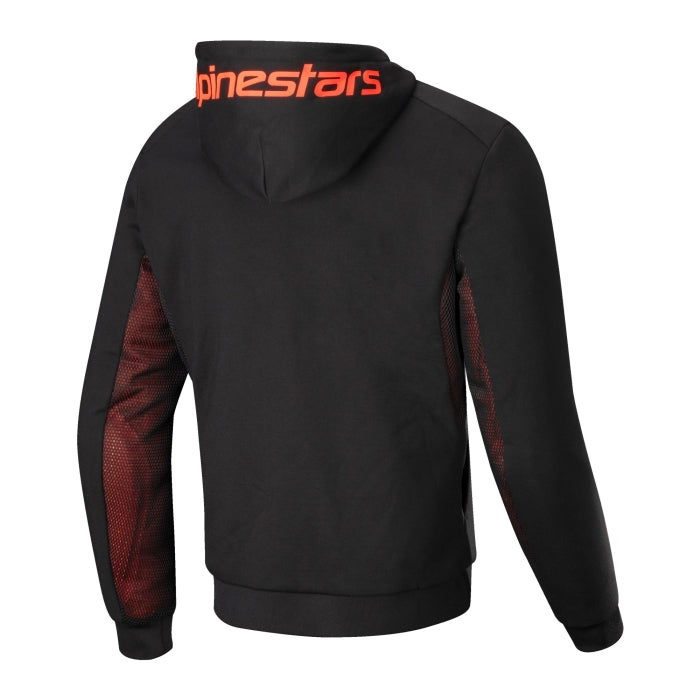 Alpinestars Chrome Air Sport Hoodie - Black / Red Fluo