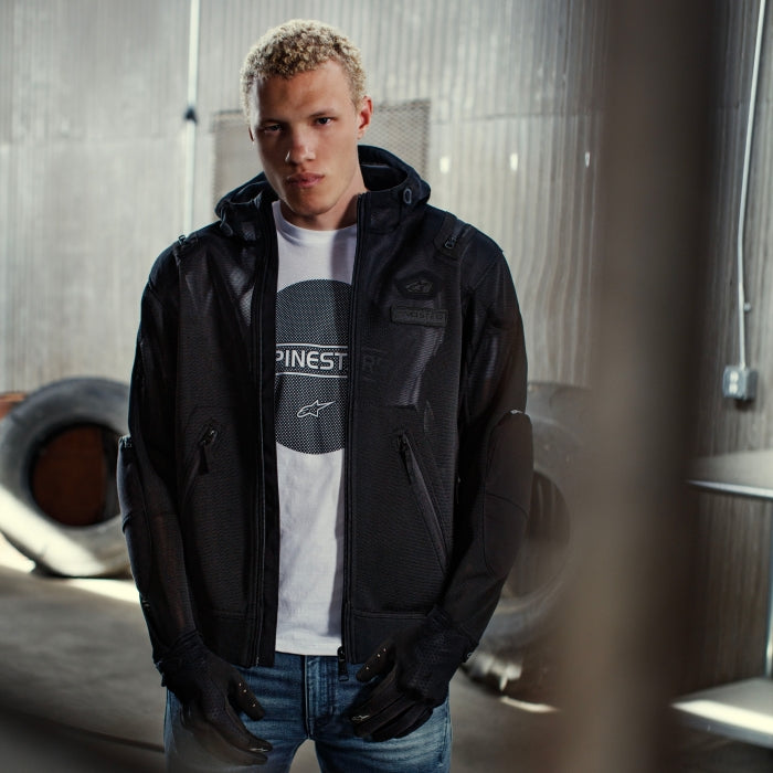 Moflow Air Tech Hoodie Man Blk/Blk