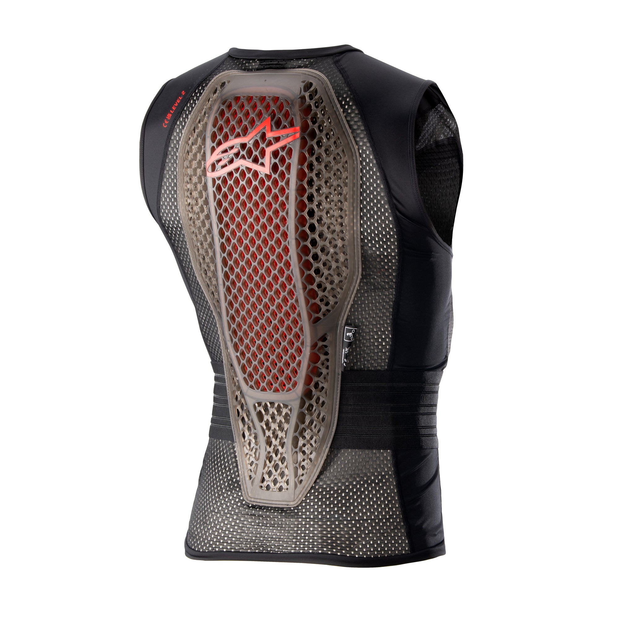 Alpinestars Nucleon Flex Pro Protec Vest - Trans Smoke Red Black