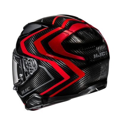 HJC F71 Sports Touring Carbon Helmet Nevio - Red