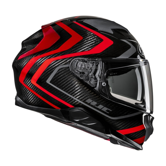 HJC F71 Sports Touring Carbon Helmet Nevio - Red