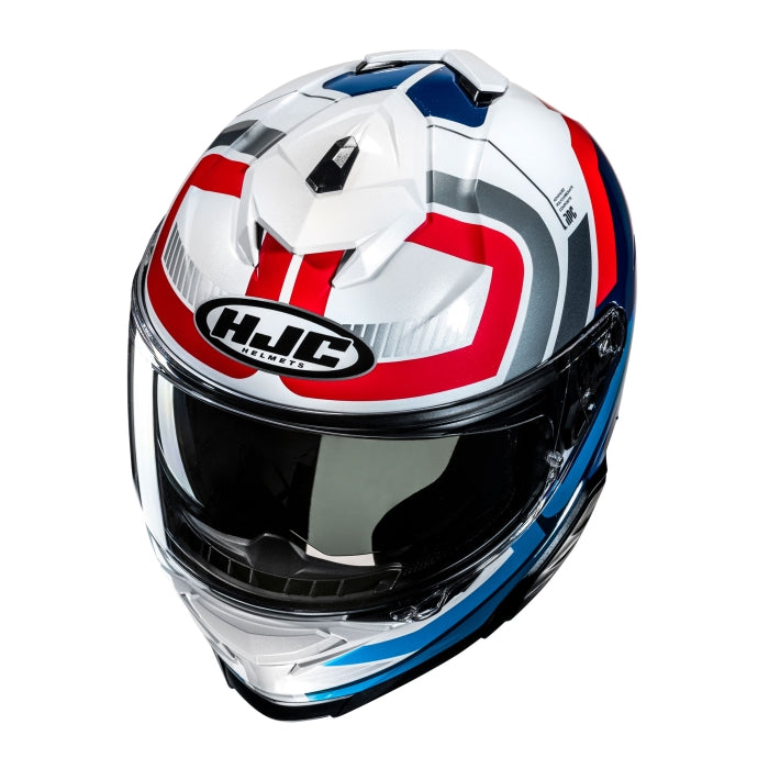 HJC I71 Full Face Helmet Viz - White / Red / Blue