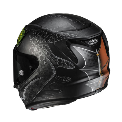 HJC RPHA 12 Toothless 2 Universal - Black / Green