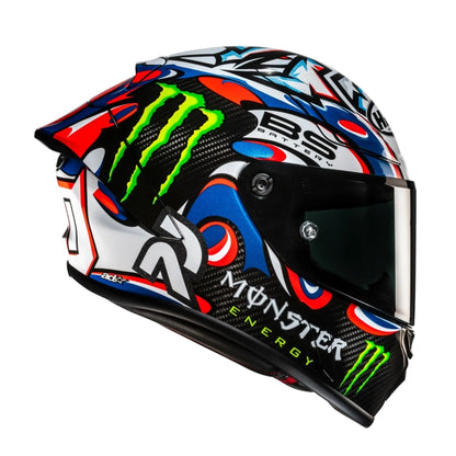 HJC RPHA 1 V2 Carbon Quartararo Le Mans 3 MC21  - White Red Blue