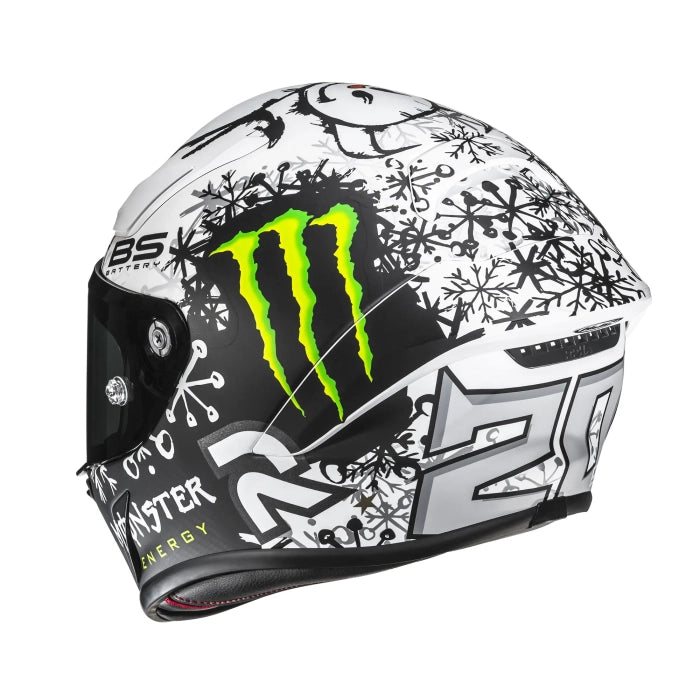 HJC RPHA 1 V2 Carbon Helmet Quartararo - Snow Diablo