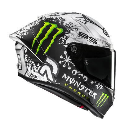 HJC RPHA 1 V2 Carbon Helmet Quartararo - Snow Diablo