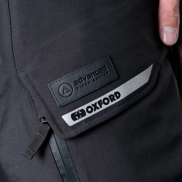 Oxford Stormland D2D Mens Trilaminate Regular Leg Pants - Black