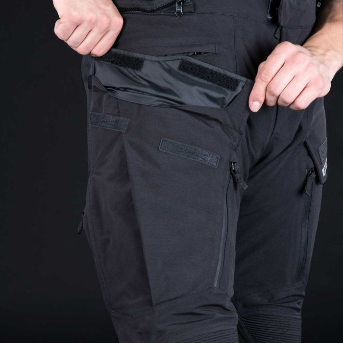 Oxford Stormland D2D Mens Trilaminate Regular Leg Pants - Black