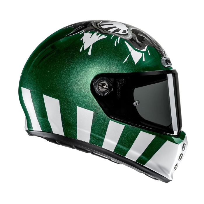 HJC V10 Crania Full Face Helmet - Green / White
